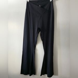 Sunzel Flare Leggings Womens XL Black High Waisted Yoga Pants Buttery Soft